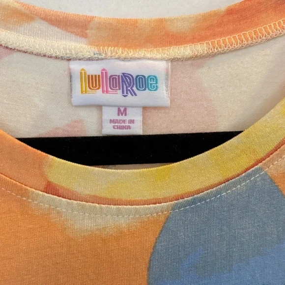 LuLaRoe Colorful Abstract MIDI  Dress - Picture 2 of 3